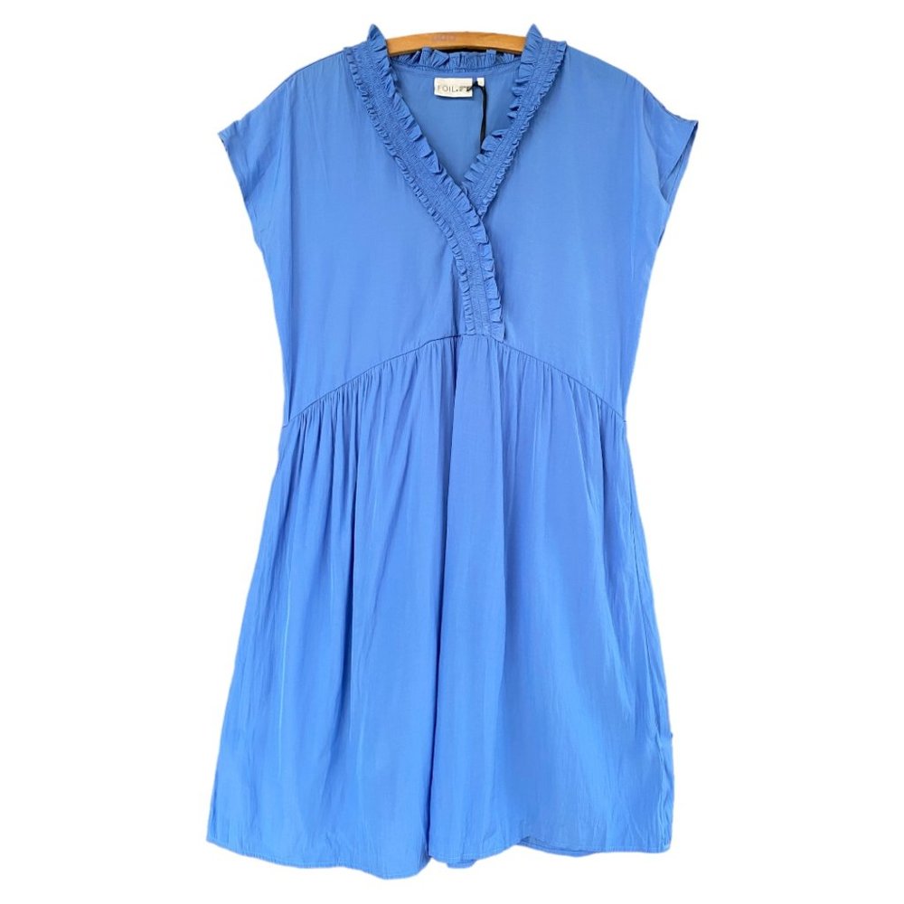 FOIL Ruffle Dress NWT